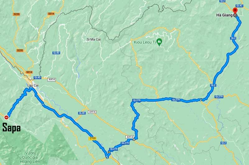 How to get from Sapa to Ha Giang
